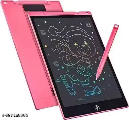 KANHA_ENTERPRISES DIGITAL paperless magic LCD SLATE & to do list NOTEPAD & TABLET SKETCH BOOK with PEN COLOR MULTILCD WRITEING SLATE FOR KIDS