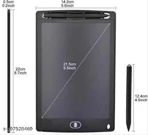 KANHA_ENTERPRISES DIGITAL paperless magic LCD SLATE & to do list NOTEPAD & TABLET SKETCH BOOK with PEN COLOR MULTILCD WRITEING SLATE FOR KIDS