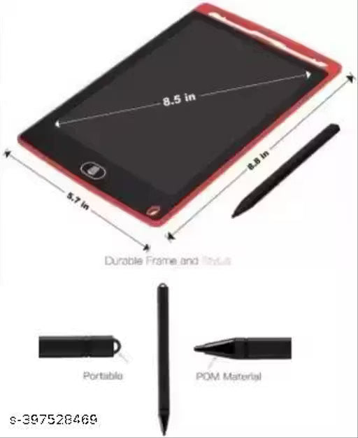 KANHA_ENTERPRISES DIGITAL paperless magic LCD SLATE & to do list NOTEPAD & TABLET SKETCH BOOK with PEN COLOR MULTILCD WRITEING SLATE FOR KIDS